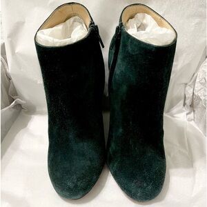 Christian Louboutin Belle wedge ankle bootie EU 39.5 120mm, Veau Velour Suede.